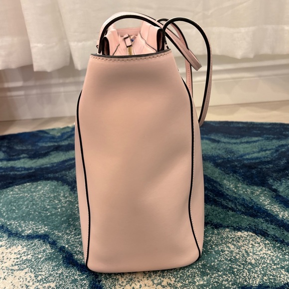 Baby Pink Large Leather Purse with Bow - Kate Spade - Picture 6 of 8